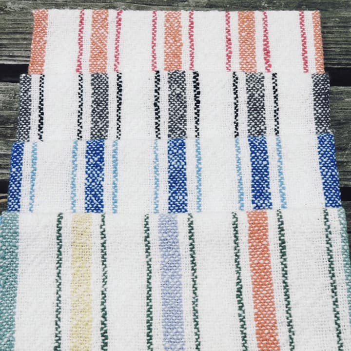 Ethically Crafted Cotton Striped Kitchen Towel – Emory Valley
